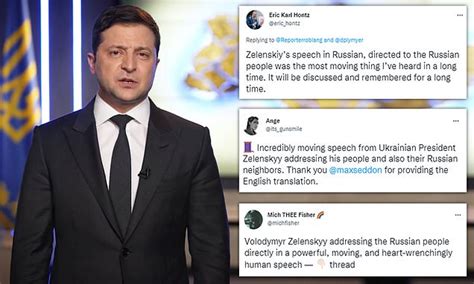 Ukraines President Volodymyr Zelensky Heaped With Praise After Issuing