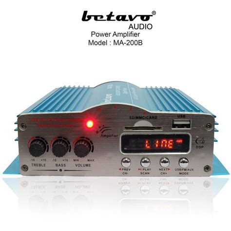 AMPLI MINI BETAVO MA 200 B PROFESSIONAL AMPLIFIER BLUETOOTH