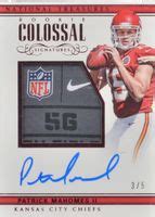 Patrick Mahomes II 2017 National Treasures RCS PM Rookie Colossal