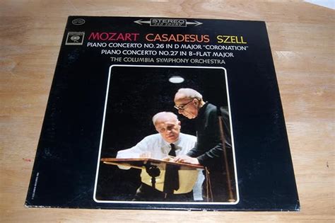 Amazon Mozart Casadesus Szell Piano Concertos No Coronation