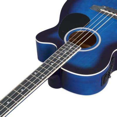 Glarry GMB101 4 String Electric Acoustic Bass Guitar W Reverb