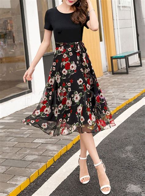 53 Cute Knee Length Skirt Ideas For Teenage Trajes Recatados Vestidos De Moda Casuales