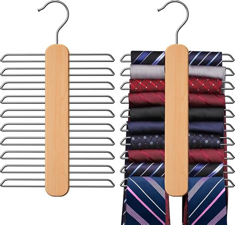 Amazon Uinicor Tie Hanger 2 Pack Tie Organizer For Closet 20