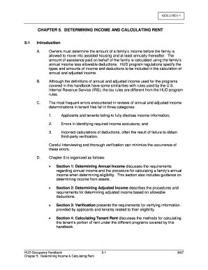 Fillable Online Portal Hud Chapter Determining Income And