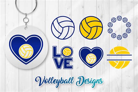 Volleyball SVG - Volleyball Designs (1253132) | Cut Files | Design Bundles