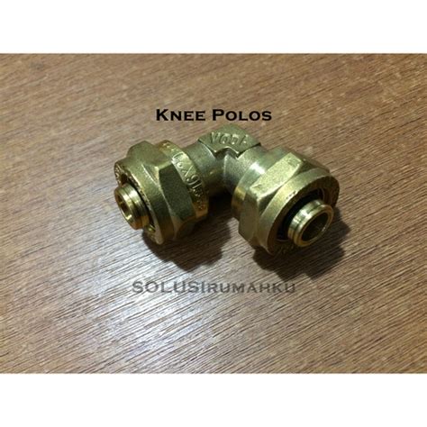 Jual KNEE AIR PANAS KUNINGAN 16 MM BELOKAN ELBOW MODEL ONDA RIFENG