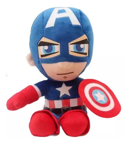 Peluche Avengers Capitán América 27 Cms Cuotas sin interés