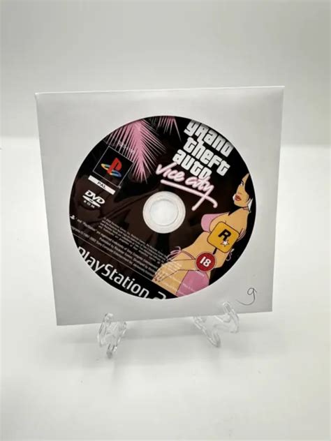 GRAND THEFT AUTO Vice City Sony PlayStation 2 2002 Disque