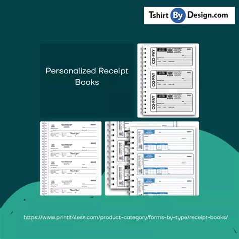 PPT Customizable Receipt Books Design Your Own Receipts