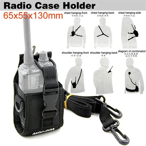 Universal Multi Function Radio Case Holder Walkie Talkie Portable