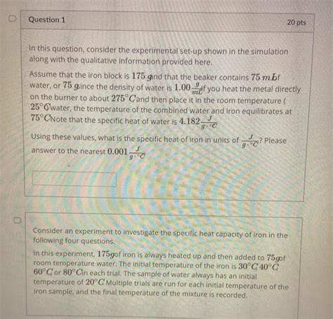 Solved Question 1 20 Pts In This Question Consider The