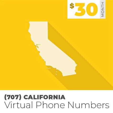 707 Area Code Phone Numbers For Business 30month