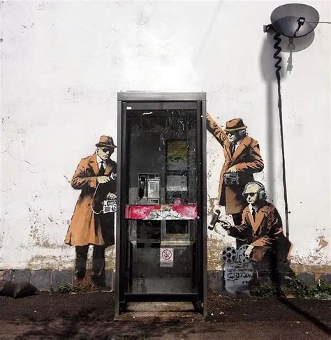 Banksy admite la autoría de un famoso grafiti contra el espionaje