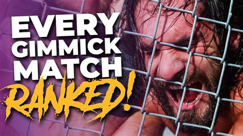 Every Gimmick Match In Wrestling Ranked From Worst To Best Youtube