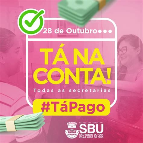 Tá na Conta Tá Pago Prefeitura de São Bento do Una PE