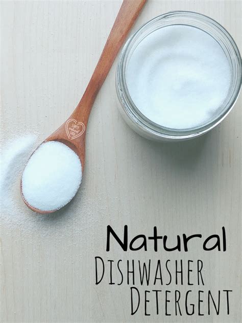 Natural Homemade Dishwasher Detergent - Simply Natural Sara