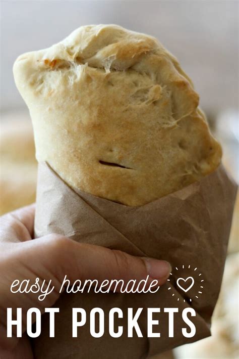 Easy DIY Freezable Hot Pockets Freezer Dinners Homemade Hot Pockets