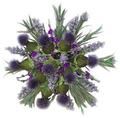 Scottish small heather and thistle flowers | Thistle flower, Scottish ...