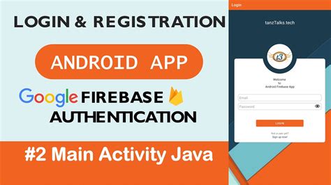 Main Activity Java Login And Register Android App With Firebase