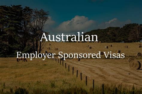 How Can I Get An Employer Sponsored Visa For Australia — Triangle