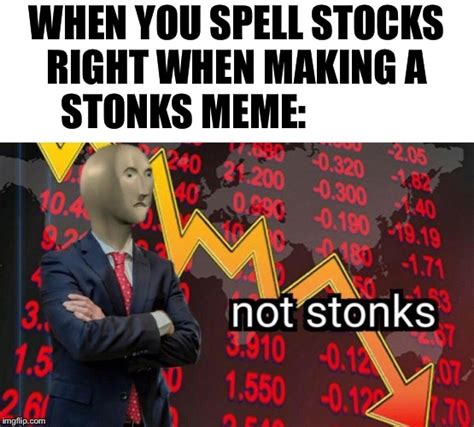 Not Stonks Imgflip