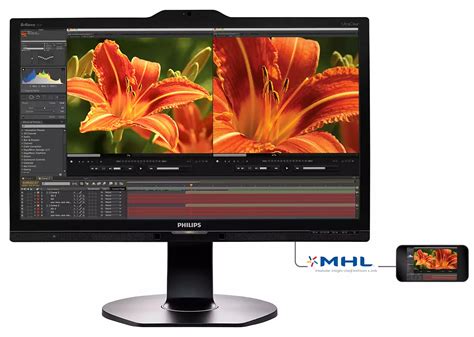 4K Ultra HD LCD monitor 241P6VPJKEB/75 | Philips