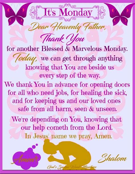 Pin By Nirna Baltazar On Monday Pics And Devotions Monday Prayer