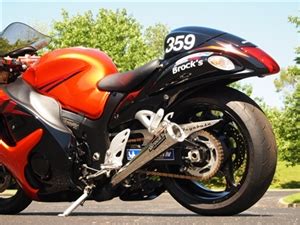 Suzuki Hayabusa Brock S Performance Short Meg Dual Slip On