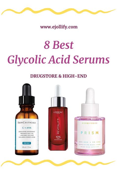 8 Best Glycolic Serum For Your Skincare Routine And Their Benefits Glycolic Acid Serum Glycolic