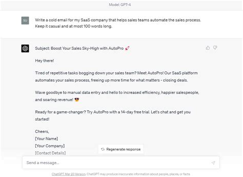 How To Write Cold Emails Using Chatgpt With Prompts
