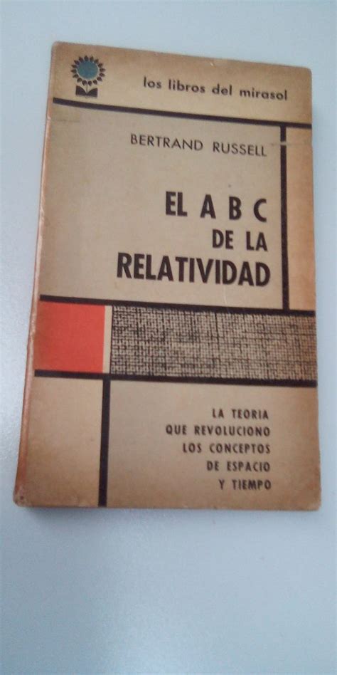 Livro De Bolso El Abc De La Relatividad Bertrand Russell Livro