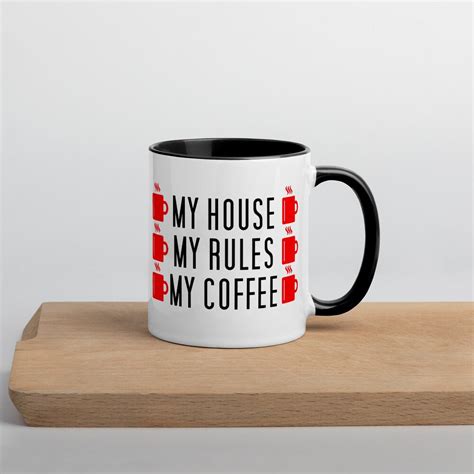 Knives Out Mug My House My Rules My Coffee Mug Movie Inspired Replica