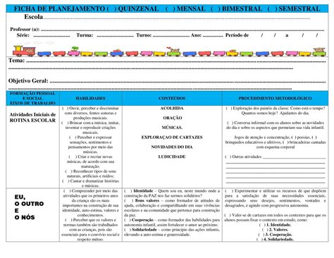 Planejamento Anual Educação Infantil De Acordo Com A Bncc - Planejamento Anual Educação Infantil De Acordo Com A Bncc - RETOEDU