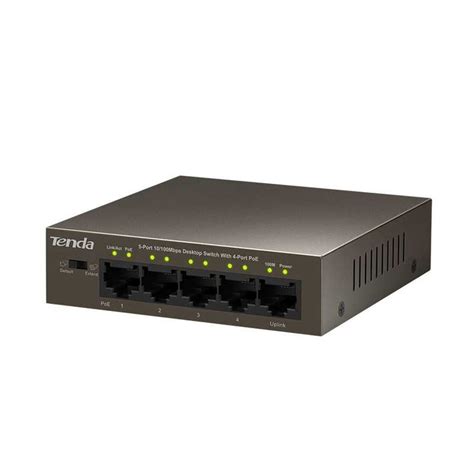 TEF1105P Tenda Switch PoE 5 Ports 10 100Mbps