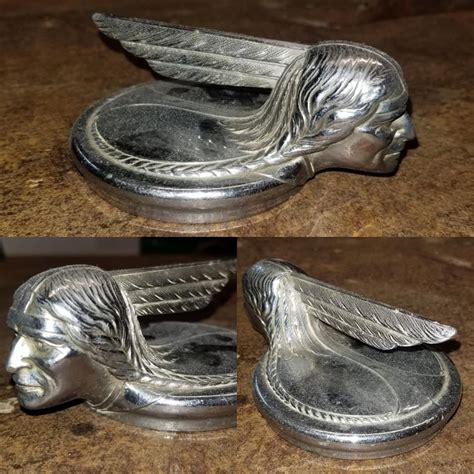 Original Pontiac Indian Chief Hood Ornament Etsy