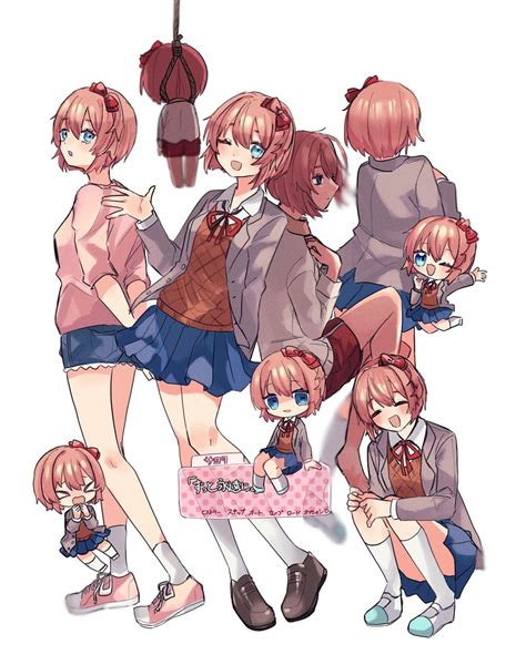 Sayori Doki Doki Literature Club Drawn By Nono Kana Danbooru