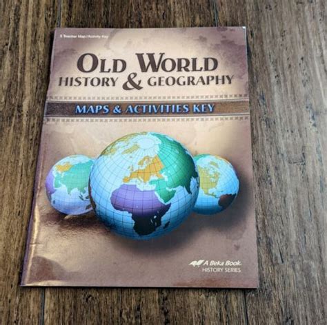 Abeka Old World History Geography Map Activities Key