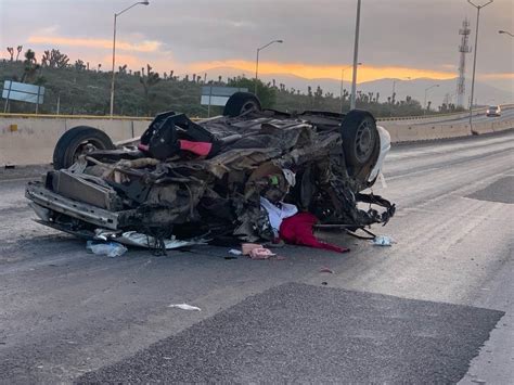 Falleci Una Mujer En Volcadura De Auto Peri Dico Region Centro