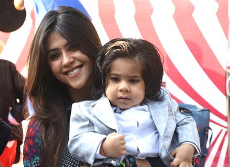 Ekta Kapoor Finally Shows Us Son Ravie’s Face On His First Birthday Bollywood News Bollywood