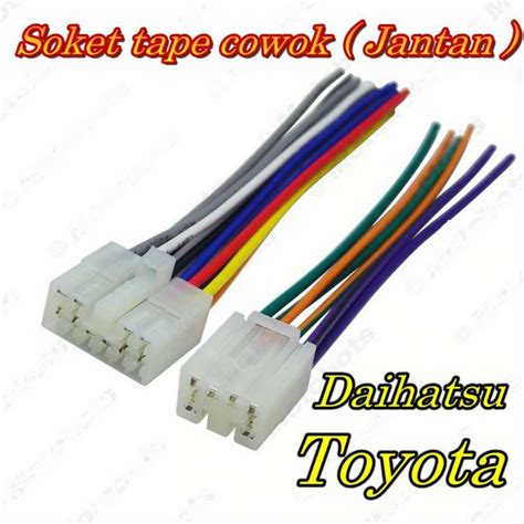 Jual Kabel Head Unit Soket Pin Untuk Pasang Head Unit Copotan Ex