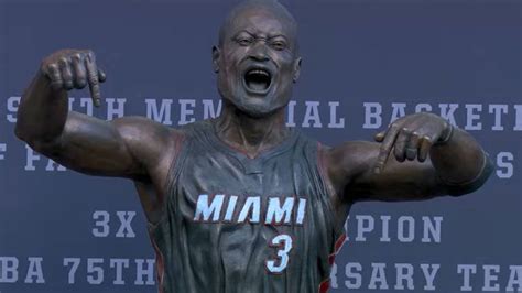 Dwayne Wade’s statue looks like a GigaChad meme