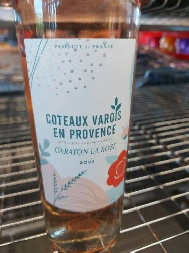 Aldi Côteaux Varois en Provence Carayon La Rosé Vivino Sverige