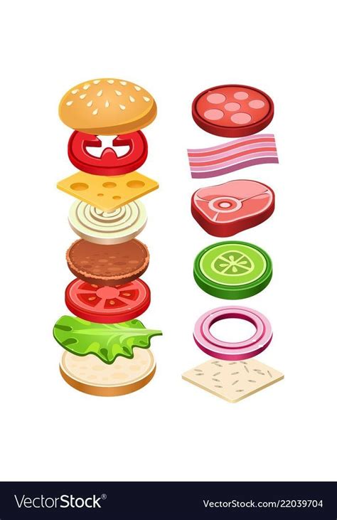 Pin By Ran On Gjshjs Yummy Snacks Burger Food Cartoon