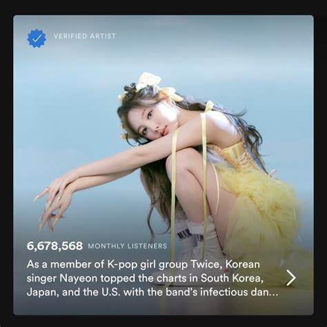 TWICE Spotify Charts On Twitter NAYEON Reaches A NEW PEAK Of