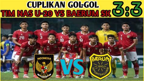 Hasil Bola Tadi Malam Timnas U Cuplikan Gol Gol Youtube