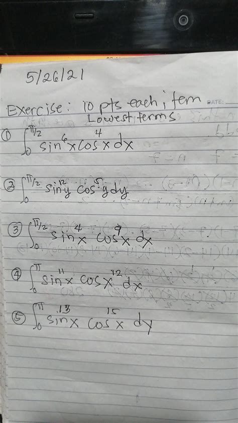 [Solved] INTEGRAL CALCULUS USE WALLIS FORMULA AND SHOW STEP BY STEP