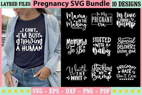 Pregnancy Svg Bundle Graphic By Craft Revolution Creative Fabrica