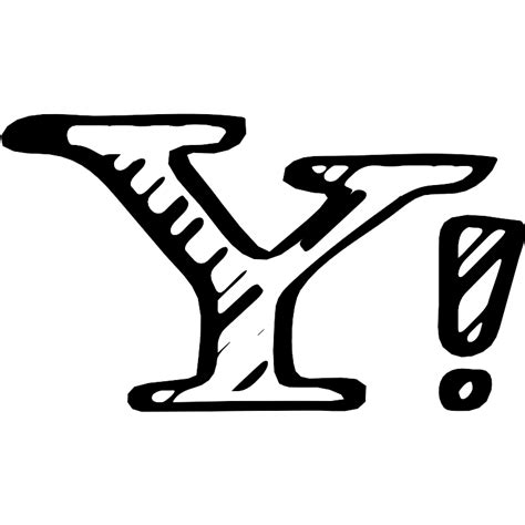 Yahoo Sketched Logo Variant Vector SVG Icon - SVG Repo