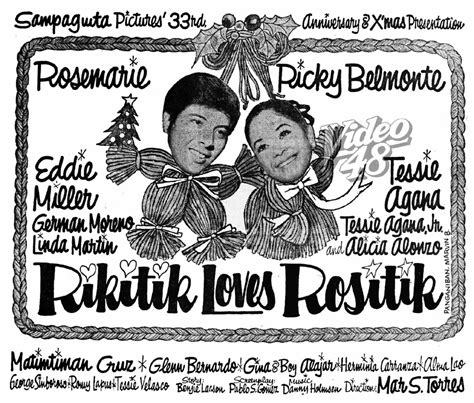 Video 48: THE SIXTIES # 1477: ROSEMARIE, RICKY BELMONTE, WITH EDDIE MILLER, TESSIE AGANA, GERMAN ...