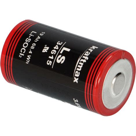 X Kraftmax Lithium V Batterie Er D Zelle Ls Mono